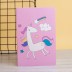 Тетрадь (A5) &quot;Sleeping unicorn and clouds&quot;, pink (13.5*20.5) 