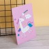 Тетрадь (A5) &quot;Sleeping unicorn and clouds&quot;, pink (13.5*20.5) 