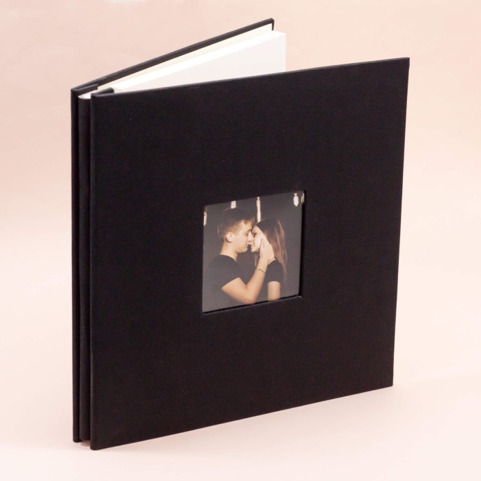 Фотоальбом с магнитными листами &quot;Textile&quot;, black 