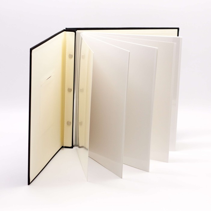 Фотоальбом с магнитными листами &quot;Textile&quot;, black 