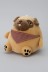 Мягкая игрушка (3+) "Уставший мопс", 20 см