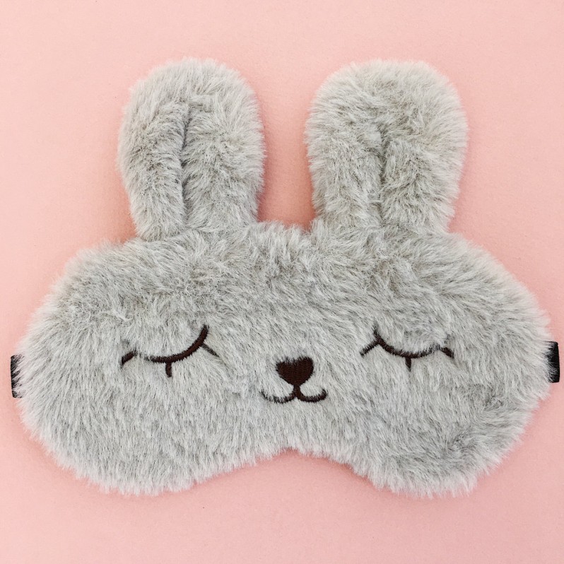 Маска для сна гелевая &quot;Grey bunny&quot; 