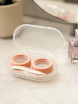 Контейнер для линз "Set № 1", pink
