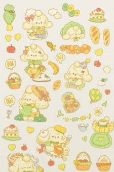 Наклейки "Cute animal", dog