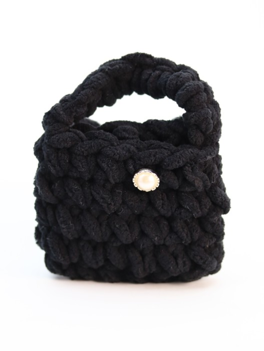 Сумочка для наушников &quot;Panda&quot;, black (11.5*9.5 см) 