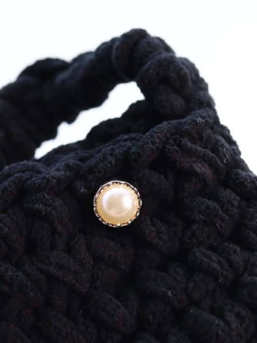 Сумочка для наушников &quot;Panda&quot;, black (11.5*9.5 см) 