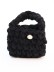 Сумочка для наушников "Panda", black (11.5*9.5 см)