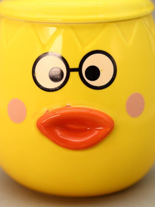 Кружка «Cutie duckling, glasses», yellow (400 ml) 