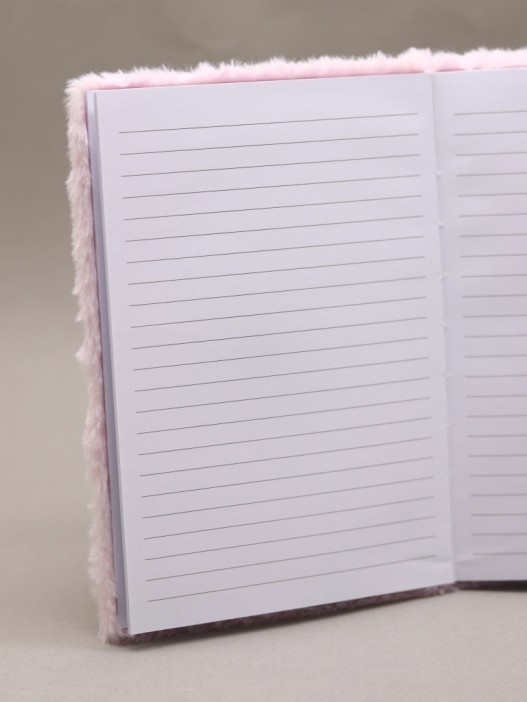 Блокнот плюшевый «Princess Swan» (21,5*14,5 см) 