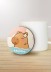 Подставка под горячее iLikeGift "Капибара отдыхает", 9 см