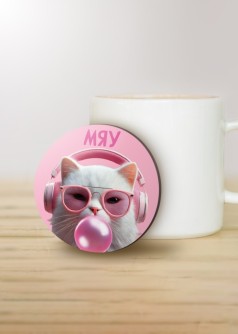 Подставка под горячее iLikeGift "Мяукание", 9 см