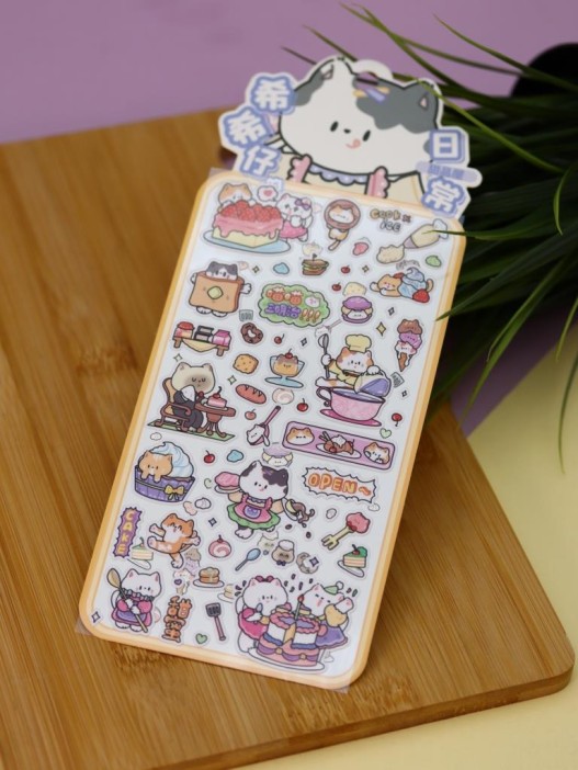 Наклейки "Cat cook" (23*9,5 см) 