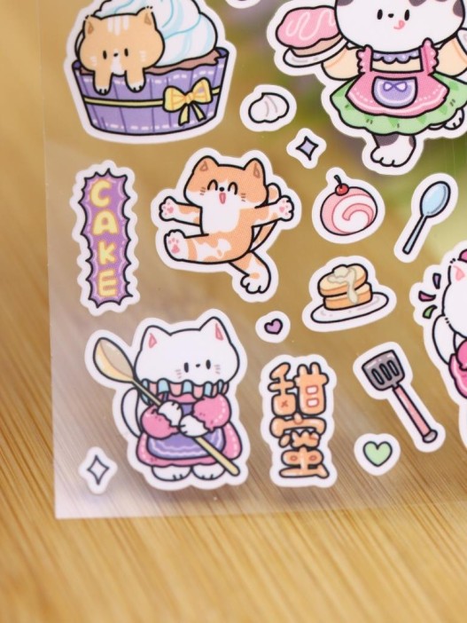 Наклейки "Cat cook" (23*9,5 см) 