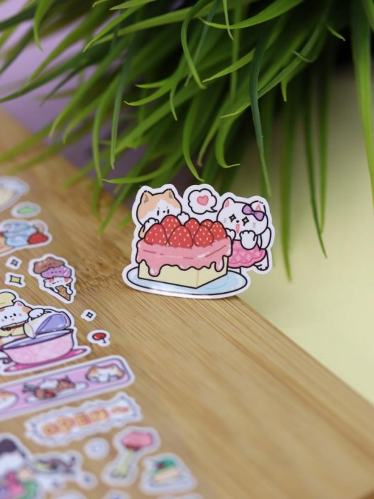 Наклейки "Cat cook" (23*9,5 см) 