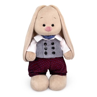 Мягкая игрушка "Зайка Ми в костюмчике (малый)" (25 см)