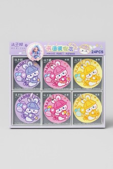 Блокнот на кольце "Rabbit love", mix (7х7 см), шоу-бокс 24 шт.