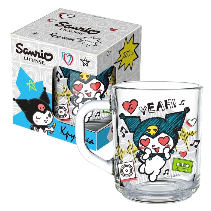 Кружка &quot;Куроми. Рок&quot;, в подарочной упаковке, стекло (230 мл) 