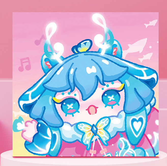 Алмазная мозаика на подрамнике Draw Me! «Mermaid», (20*20 см) 