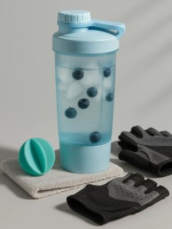 Спортивный шейкер &quot;Good day&quot;, blue (500 ml)