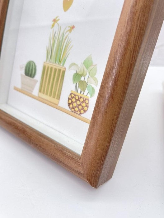 Фоторамка «Indoor plants», темное дерево (13*18 см) 