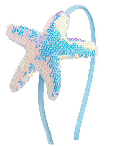 Ободок для волос GIRLY &quot;Big star&quot;, blue 