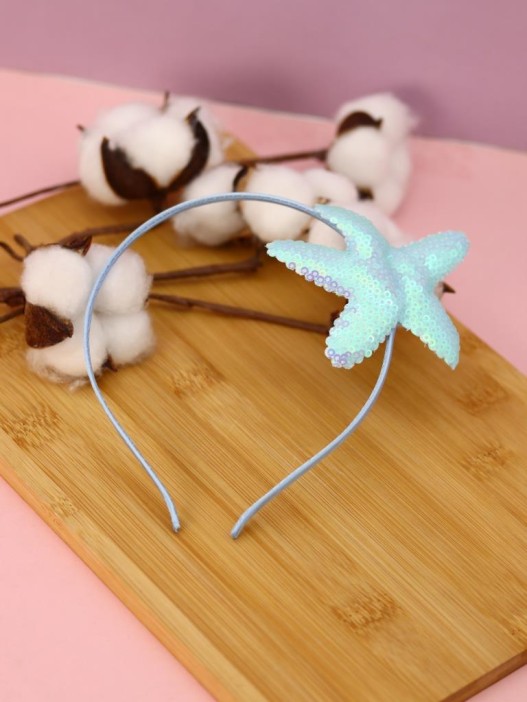 Ободок для волос GIRLY &quot;Big star&quot;, blue 