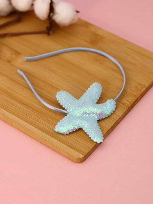 Ободок для волос GIRLY &quot;Big star&quot;, blue 