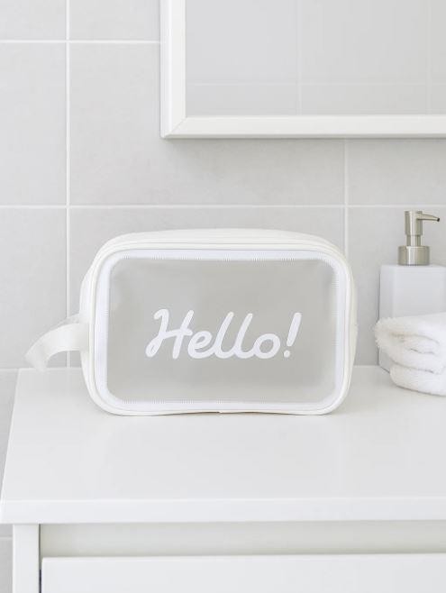Косметичка &quot;Hello&quot;, white (18х25х11 см) 