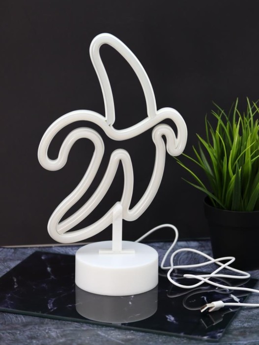Неоновый LED ночник настольный &quot;Business banana&quot;, свечение mix (20*23,5 см) 