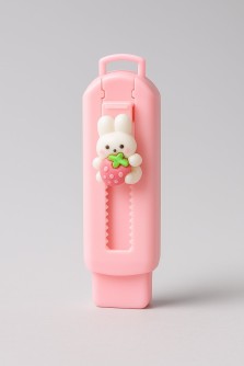 Выдвижной ластик "Little bunny strawberry", pink
