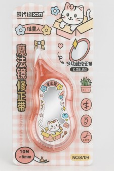 Корректор "The cat in the box", 10м*5мм, pink