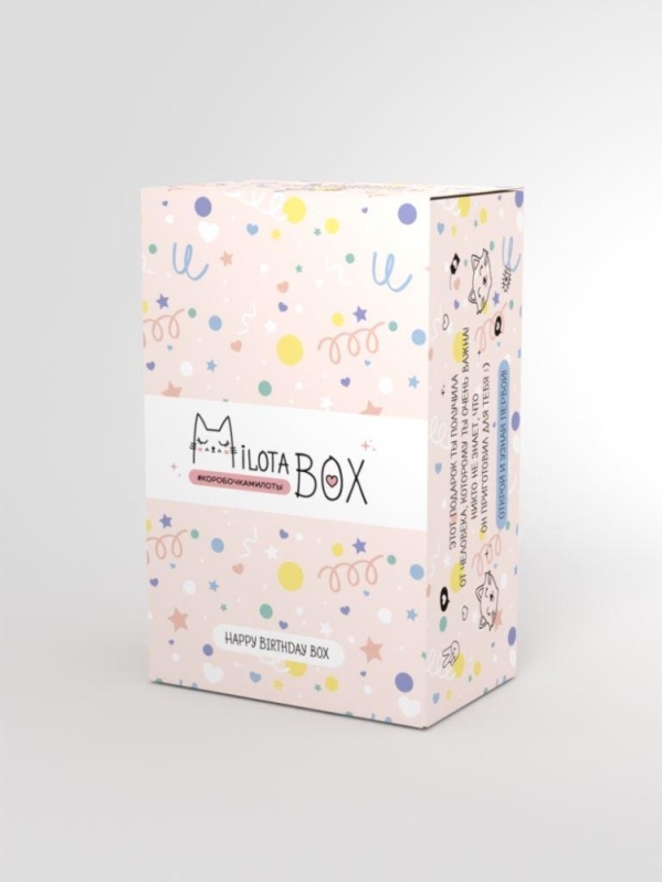 MilotaBox мини "С Днем Рождения Бокс" (коробка в старом дизайне)