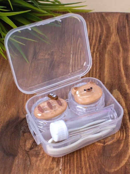 Контейнер для линз &quot;Sweet bear&quot;, bread 