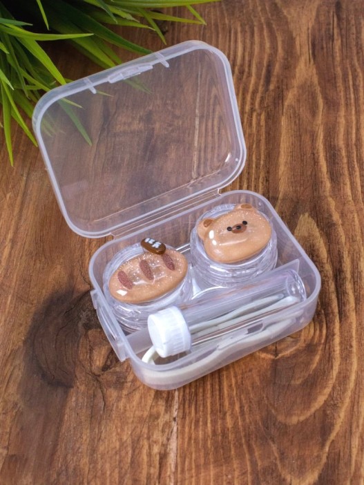 Контейнер для линз &quot;Sweet bear&quot;, bread 