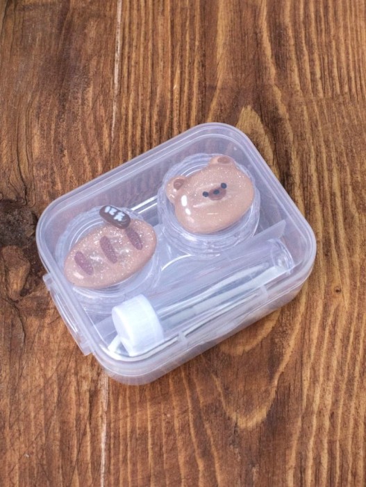 Контейнер для линз &quot;Sweet bear&quot;, bread 