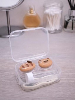 Контейнер для линз "Sweet bear", bread