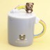 Кружка "Bear on the rainbow", gray (400ml) 