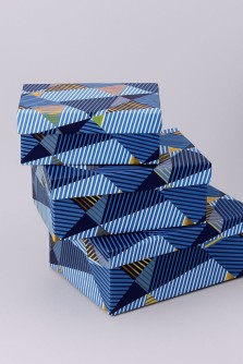 Набор подарочных коробок 3 в 1 «Golden diamonds», 18*12*7-21*14*8.5-23*16*9.5