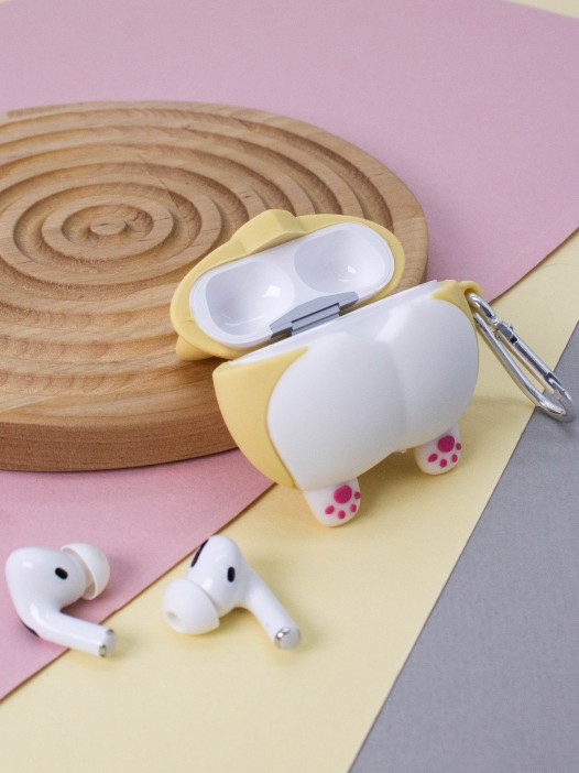 Чехол для AirPods Pro "Corgi love" 