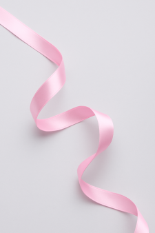 Лента для декора и подарков "Ribbon of Joy", neon light pink (1,5 см*1 м)