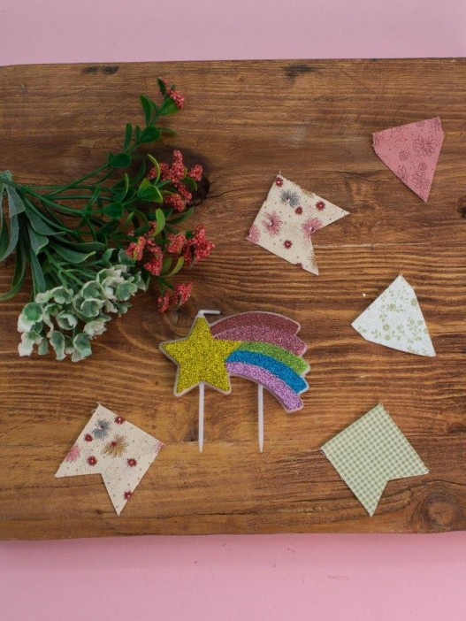 Свеча для торта &quot;Make a wish&quot;, (8 см) 