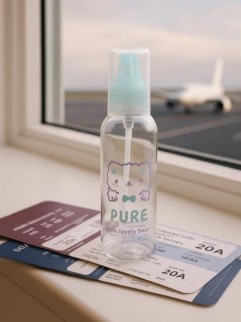 Дорожная бутылочка &quot;Little bear pure&quot;, green (100 ml)