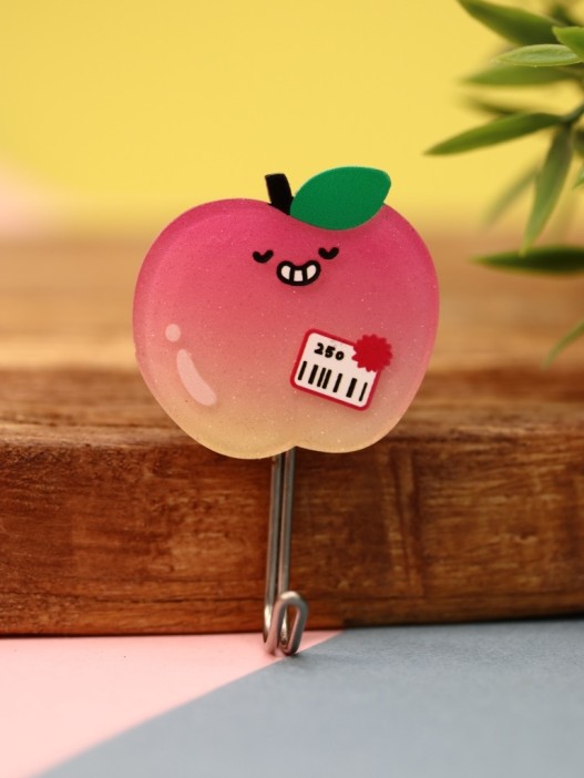 Крючок на липучке «Apple 250», pink 