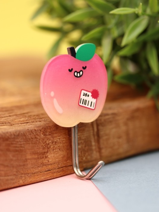 Крючок на липучке «Apple 250», pink 