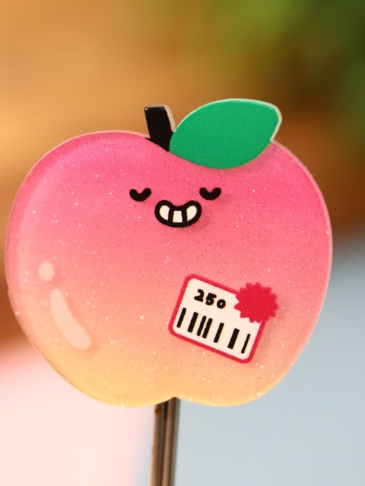 Крючок на липучке «Apple 250», pink 