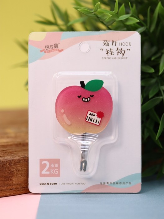 Крючок на липучке «Apple 250», pink 