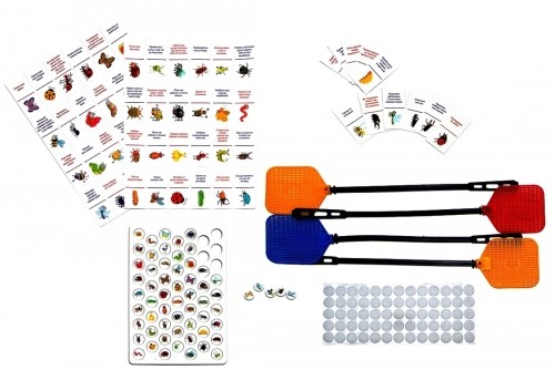 Игра настольная &quot;Квакушка и мухобойка&quot;, с карточками 