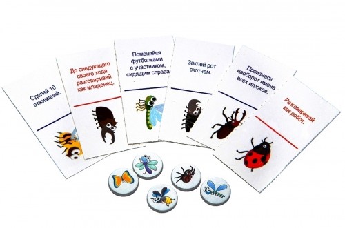 Игра настольная &quot;Квакушка и мухобойка&quot;, с карточками 