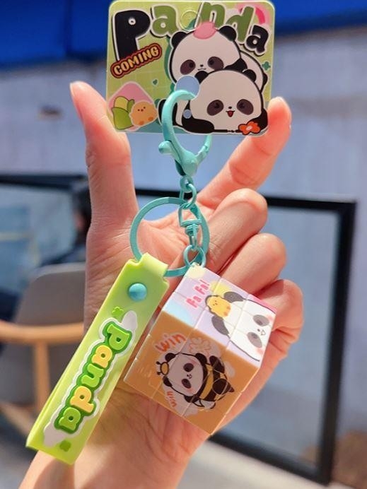 Брелок Кубик Рубик «Panda cube», mix