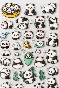 Наклейки "Cute panda"